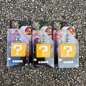 The Super Mario Bros Movie 1.25 inch Mini Kamek Figure with Question Block